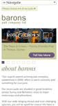 Mobile Screenshot of baronspubs.com